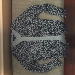 Express | Leopard cardigan XS